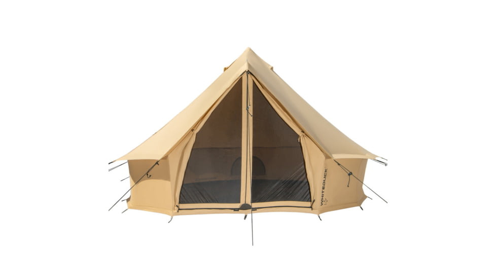White Duck Regatta Bell Tent, Water Repellent, Sandstone Beige, 13ft, S4-4GO7-UPDK