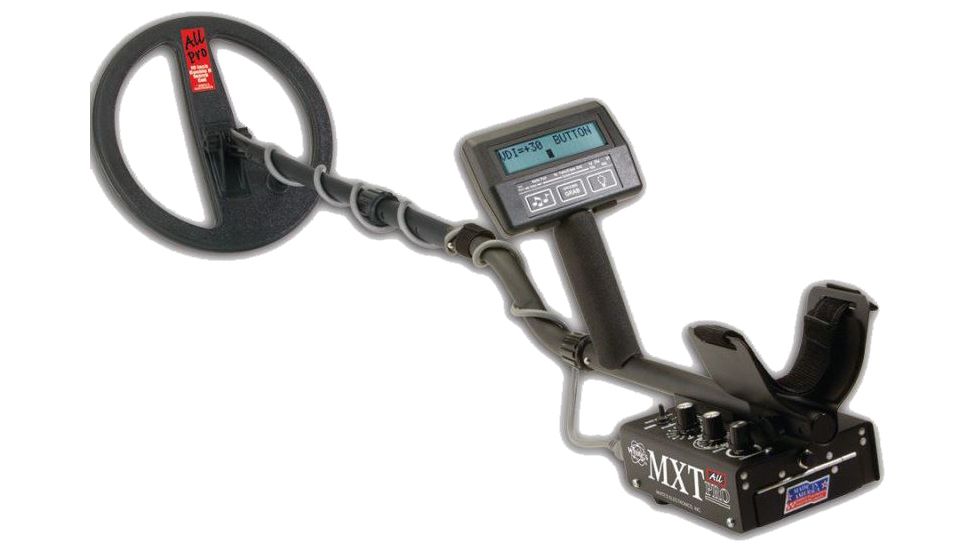 White's Electronics MXT All Pro Metal Detector w/ Backlit Display, 10 in DD Search Coil, Adjustable 46 in - 53 in 800-0342