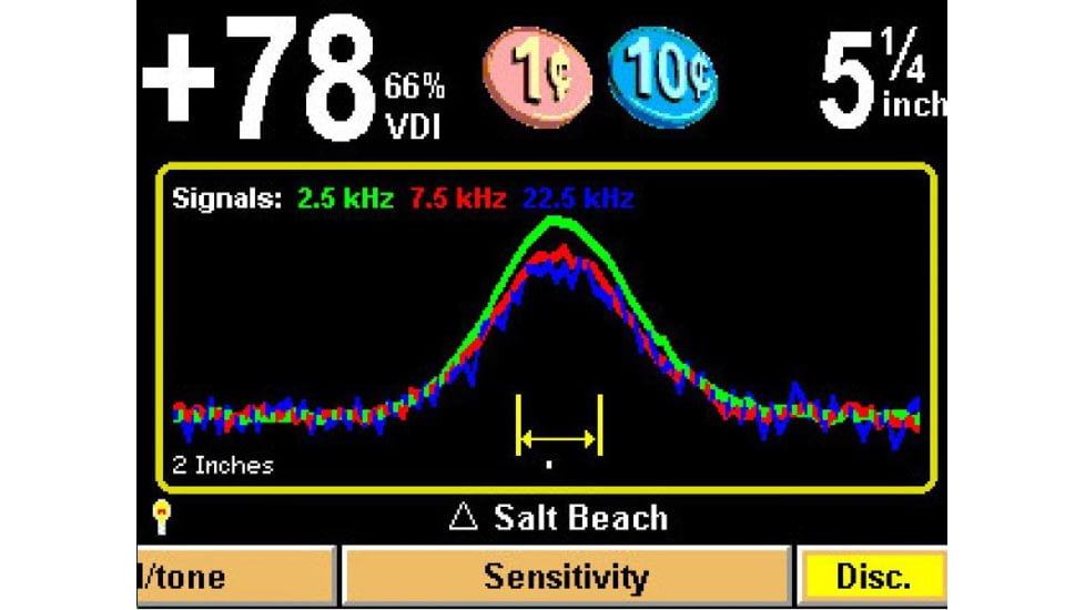 White's Electronics Spectra V3i Metal Detector, NiMH Rechargeable Battery System / 10 in DD Search Coil, Adjustable 44 in - 52 in 800-0329