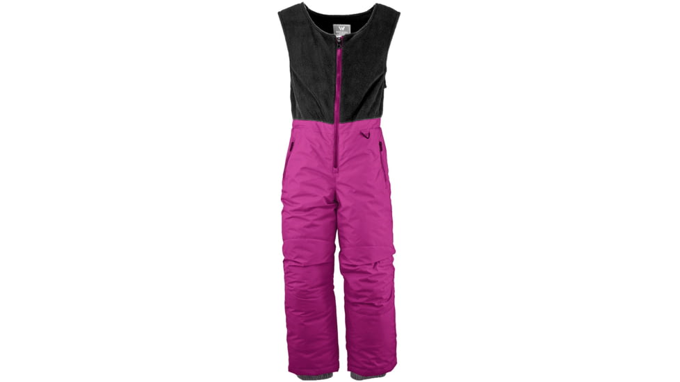 White Sierra Bib - Toddler's-Sugar Plum-2T