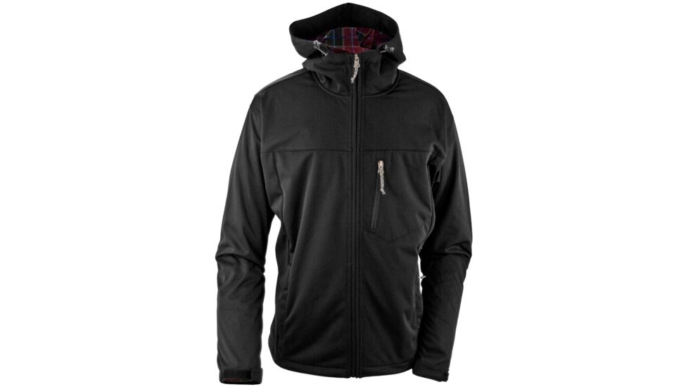 White Sierra South Shore Hooded Softshell - Men's-Black-Medium