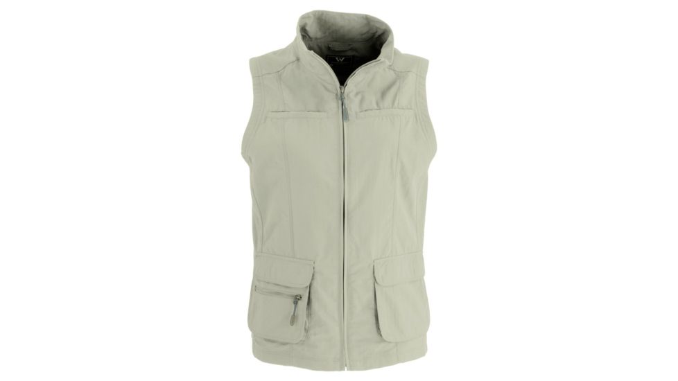 White Sierra Traveler Vest - Womens, Pale Taupe, Medium, X1700W-Pale Taupe - PTU-MEDIUM