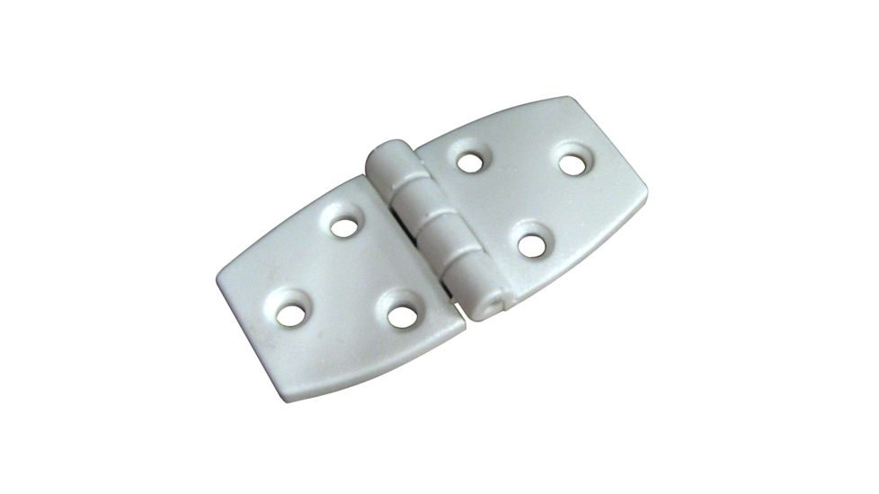 Whitecap Door Hinge - White Nylon - 1-1/2" x 3" 50341