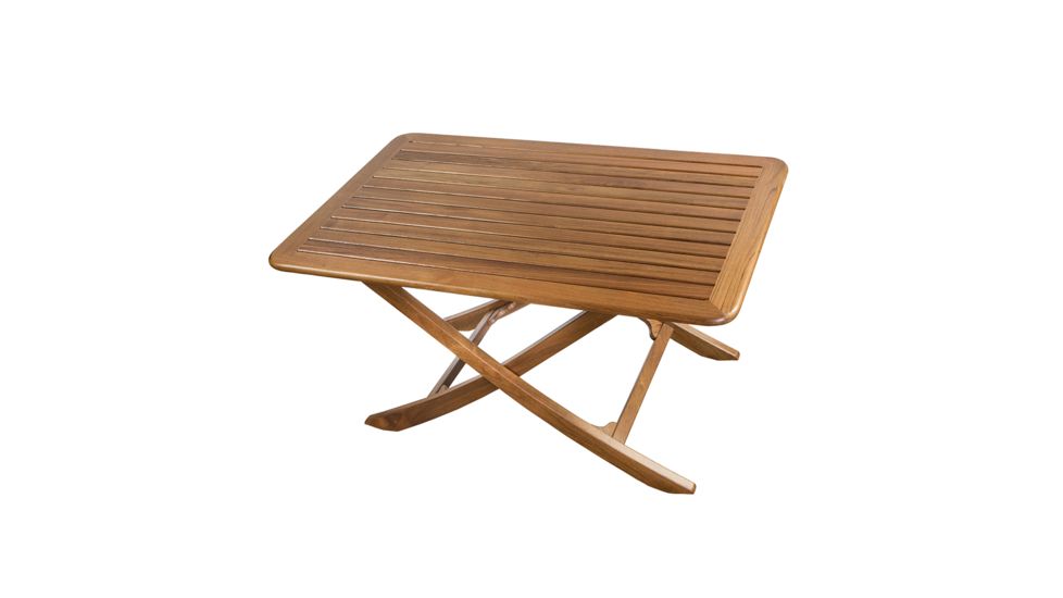 Whitecap Large Adjustable Slat Top Table Teak 50792