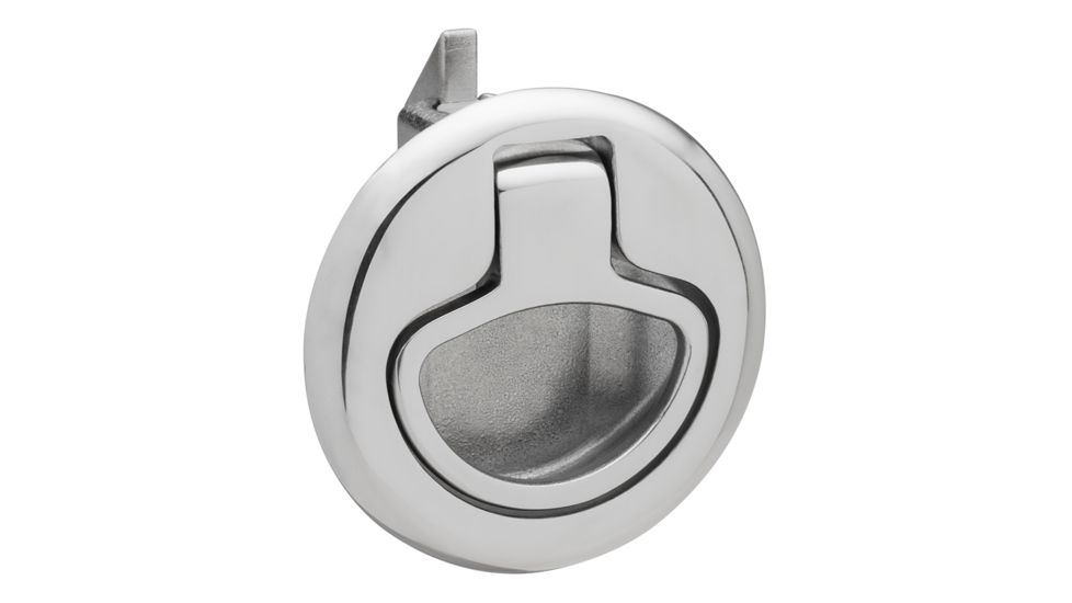 Whitecap Latch Stainless Steel Non-Locking Ring Pull Slam 71192