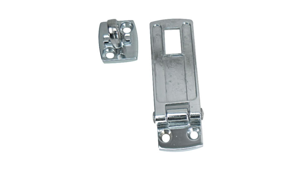 Whitecap Swivel Safety Hasp - CP/Zamac - 1-1/8" x 3" 50396