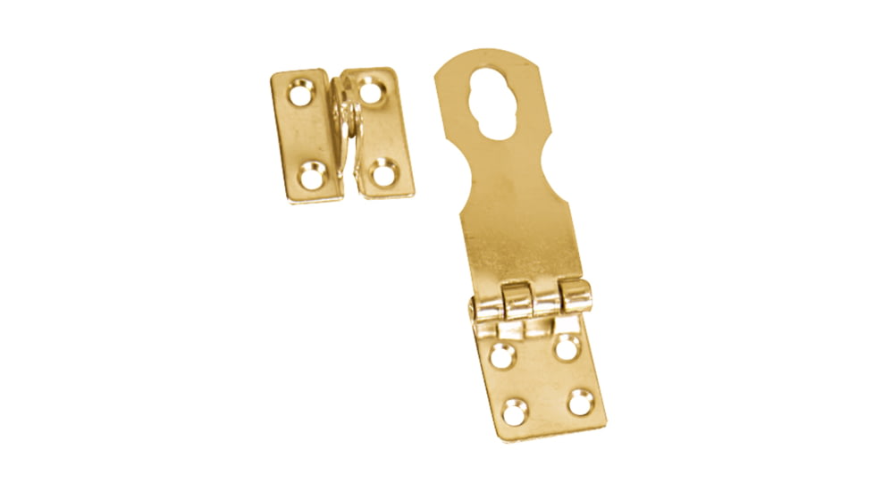Whitecap Swivel Safety Hasp - Polished Brass - 1" x 3" 50395