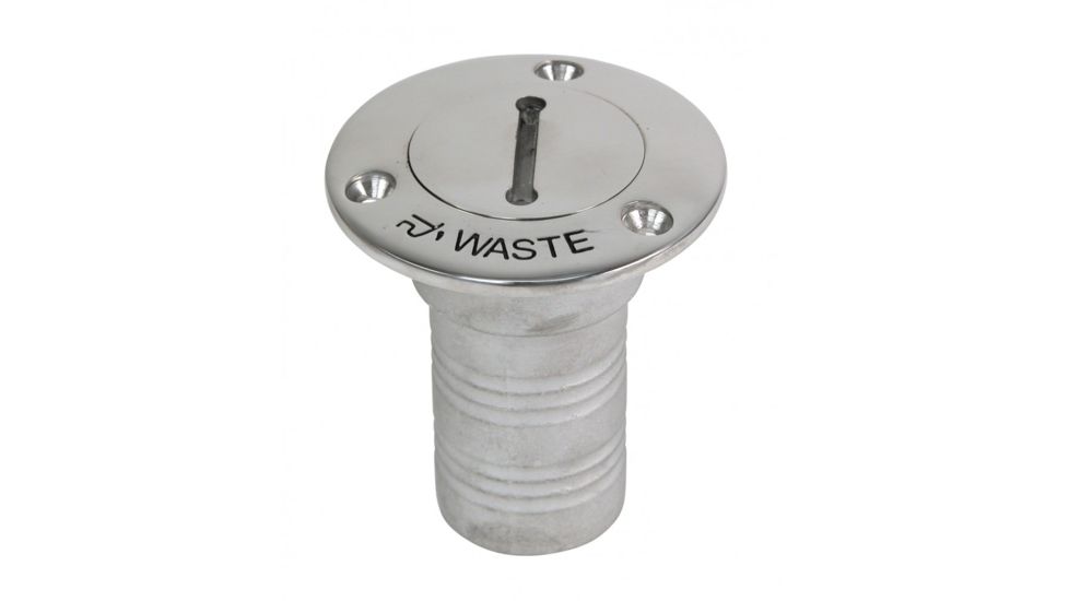 Whitecap Tapered Hose Deck Fill - 1-1/2&quot; - Waste 66352