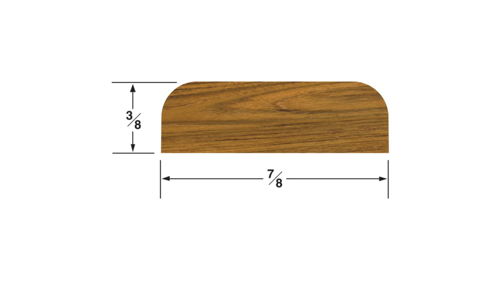 Whitecap Teak Batten - 7/8"W 50518