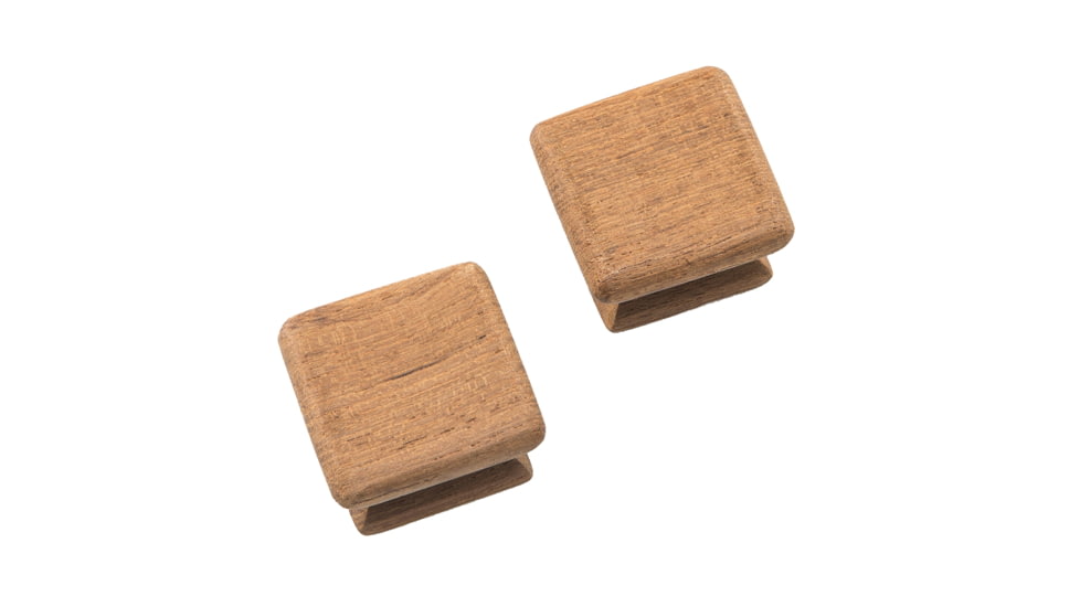 Whitecap Teak Square Drawer Knob - 1-1/8" - 2 Pack 50537