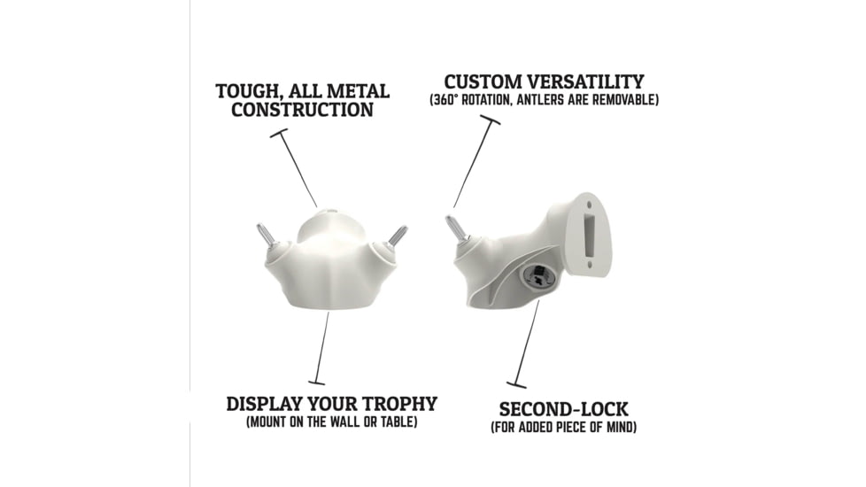 Wicked North Gear The Change Up Antler Display Kit, White, B801-A002