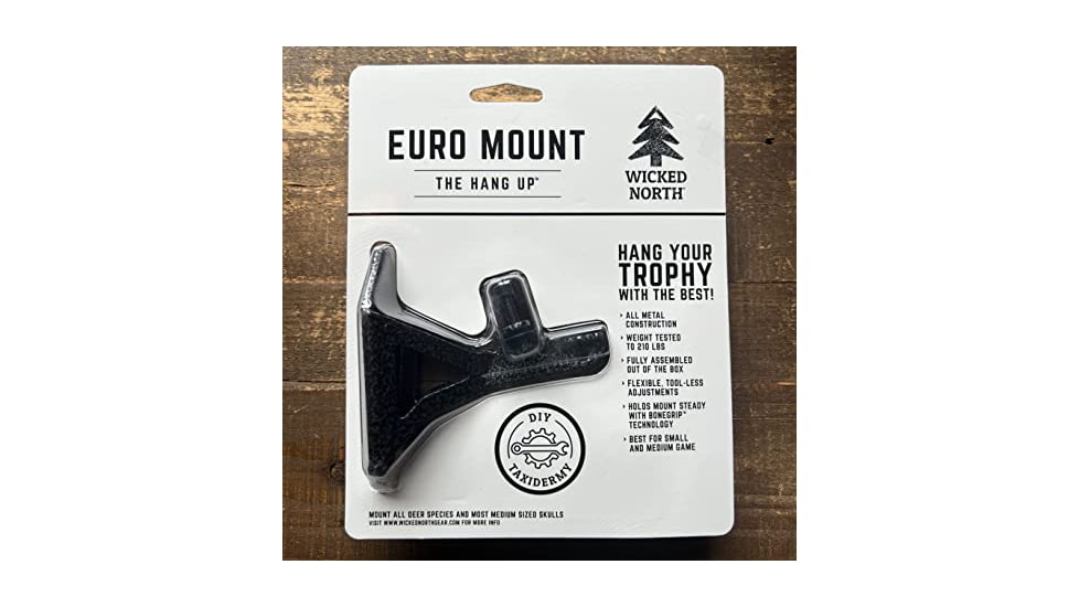 Wicked North Gear The Hang Up European Mounting Bracket, Black, B801-A011