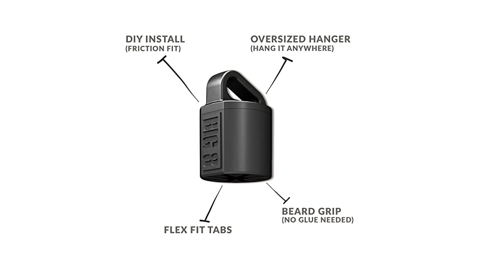 Wicked North Gear Turkey Beard Hanger, 3 Pack, Black, B801-A013-B