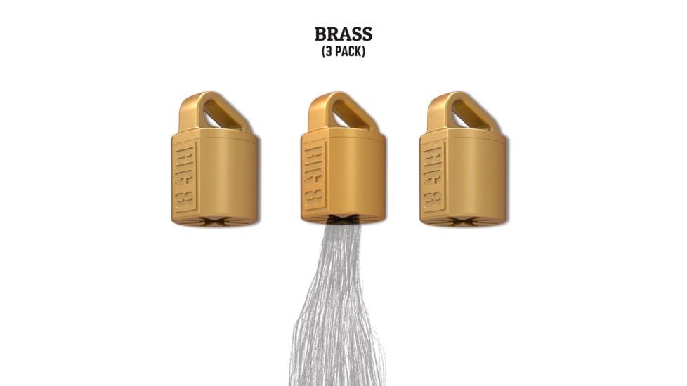 Wicked North Gear Turkey Beard Hanger, 3 Pack, Brass, B801-A013-S