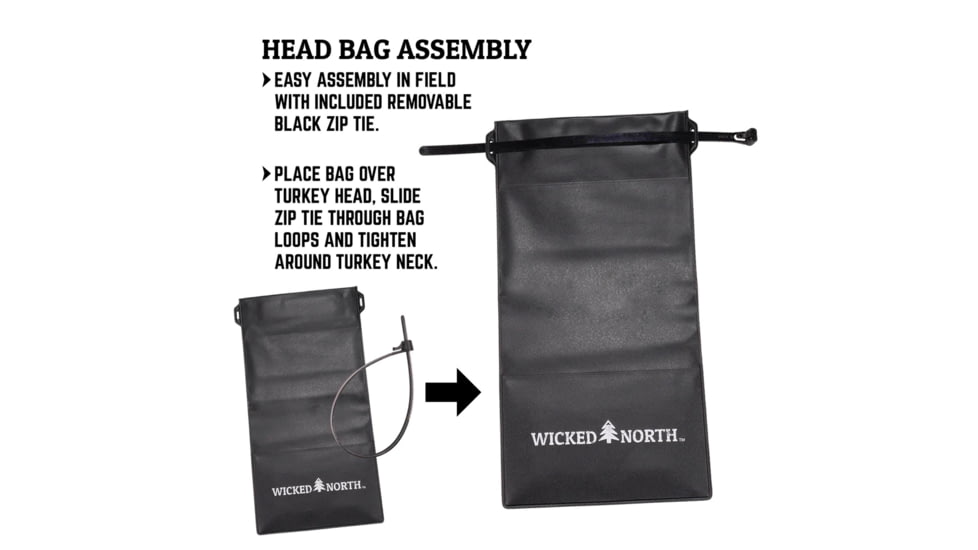 Wicked North Gear Turkey Field Dressing Kit, White, KTF0-0002