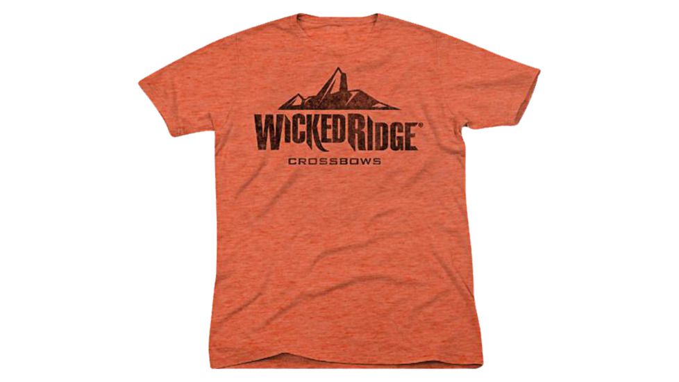 Wicked Ridge Logo Short Sleeve T-Shirt, Orange, Small HCA-68017-S