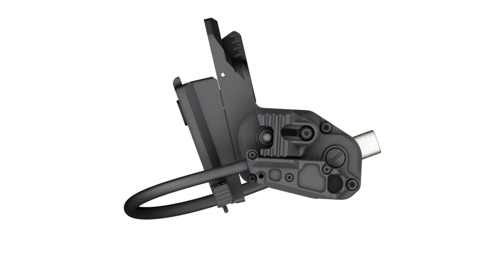 Wilcox DPAM NVG Mount/Interface Plate Adaptor/Three Hole Shroud/Lanyard/Cup, Black, 62100G04-B