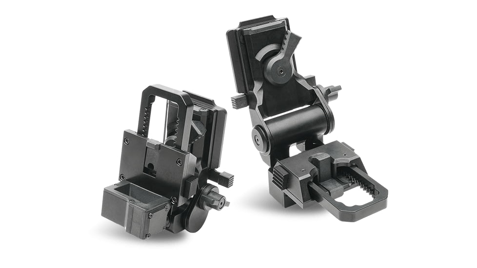 Wilcox G19 Night Vision Goggle Mount, One Hole Shroud Standard, Black, 56100G19-B