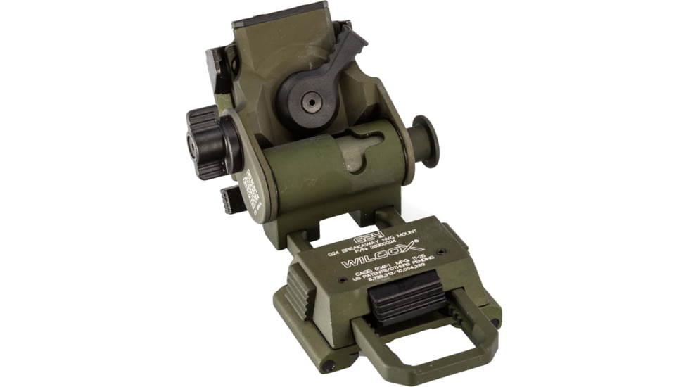 Wilcox G24 Mount w/ Low Profile Breakaway Base, OD Green, 28300G24-G