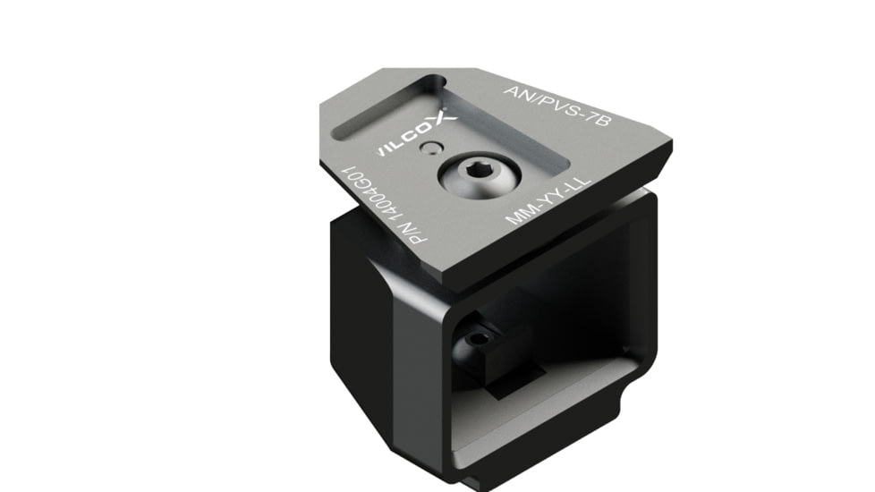 Wilcox NVG Interface Shoe Adapter, AN/PVS-7B/7D, Black, 14004G01