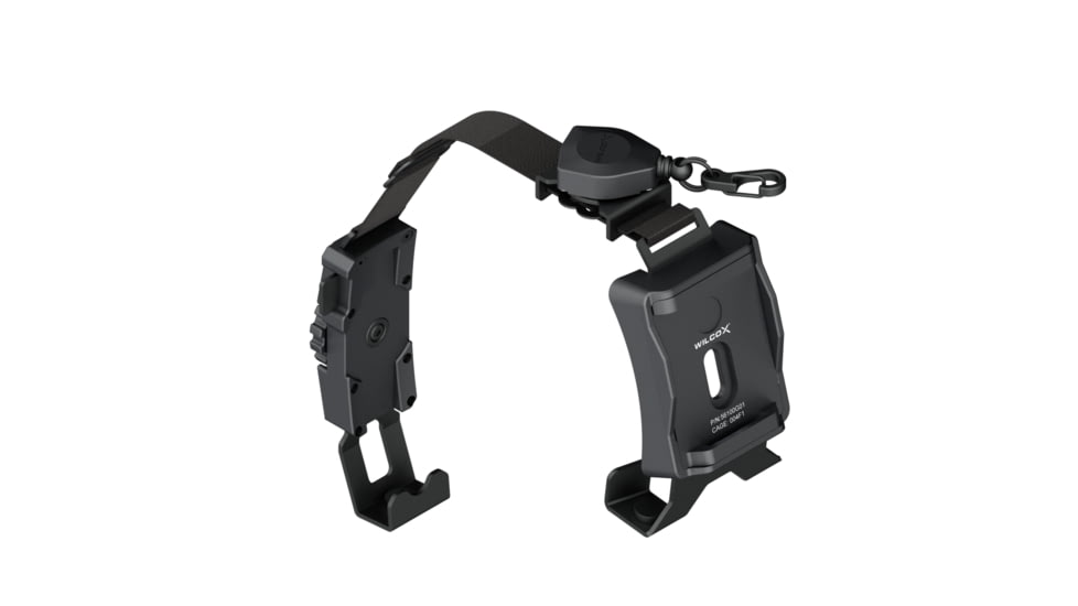 Wilcox Ratchet Strap Shroud f/ Non-Drilled ACH/MICH Helmet, Black, 56100G01-B