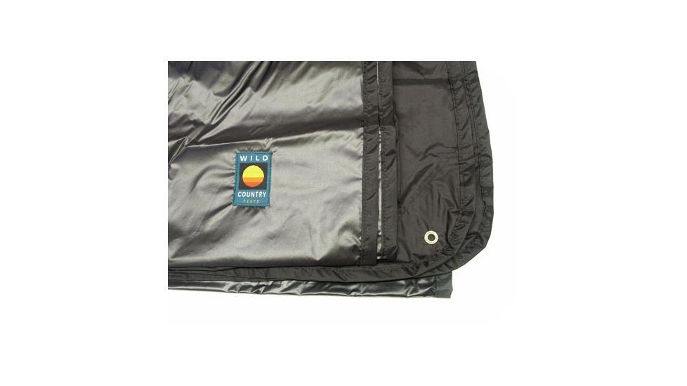 WildCountry Zephyros Comapct 1 Footprint, Black, 51Z1GSP