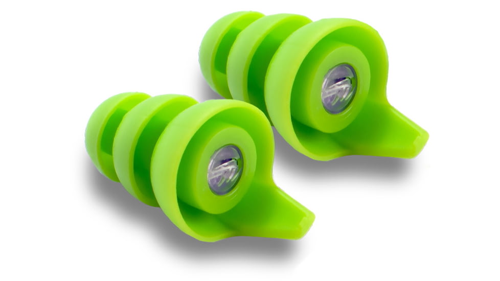 WildEar SafEarz Ready-Fit Everyday Filter Ear Plugs, Green, Small/Medium/Large/Xlarge, SAFEARZ-LITE-1