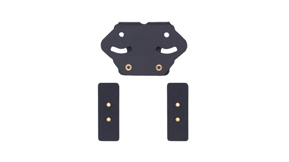 Wilder Tactical Urban Assault Rotating Double Pistol Magazine Base Plate Duty Belt Clip, Black, UASRDPBPDBC