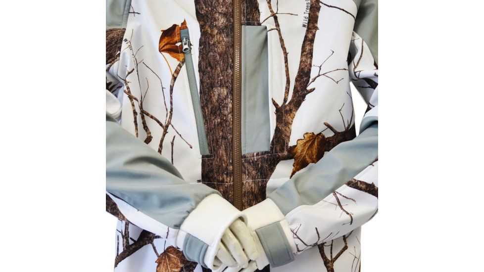 Wildfowler Soft Shell Mens Jacket, Wildtree Snow, Extra Large, S1681-WTS-XL