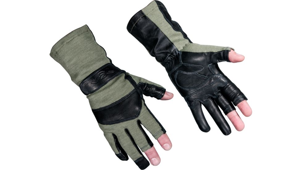 Wiley X Aries Flight Gloves, Foliage Green, 2XL, G312.2X