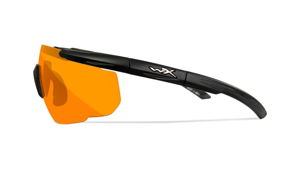 Wiley X Changeable Series Saber Advanced Safety Glasses, Matte Black Frame, Grey Clear Rust Lens, 308