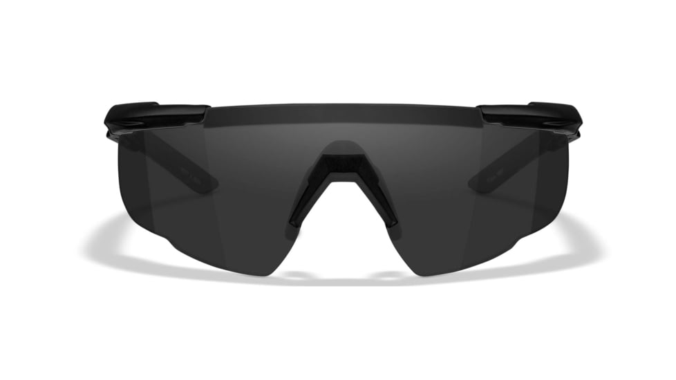 Wiley X Changeable Series Saber Advanced Safety Glasses, Matte Black Frame, Grey Lens, 302
