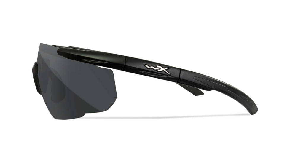 Wiley X Changeable Series Saber Advanced Safety Glasses, Matte Black Frame, Grey Lens, 302