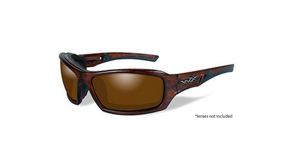 Wiley X Climate Control Series Echo Sunglasses,Matte Layered Tortoise Brown Frame,No Lens CCECH07F