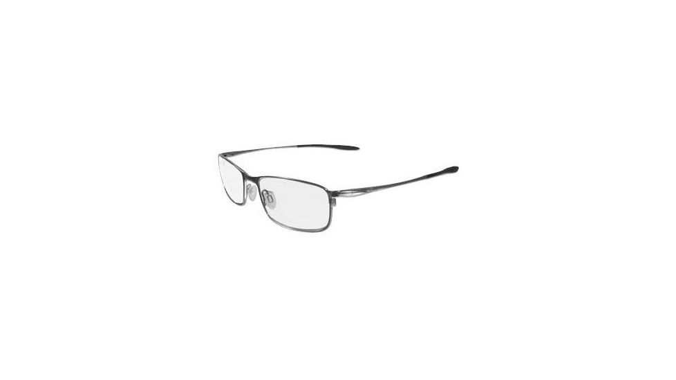 Wiley X Duece Eyeglasses, Brushed Silver Frames w/Non-Rx Lenses - mk5660s