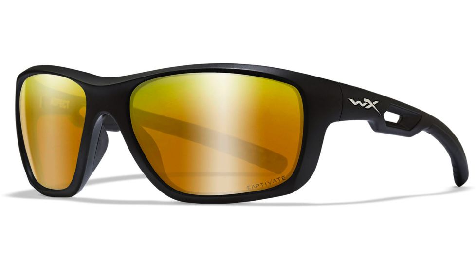 Wiley X WX Aspect - Captivate - Polarized Bronze Mirror/ Matte Black Frame, ACASP04
