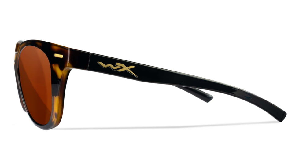 Wiley X WX Ultra Sunglasses - Womens, Captivate Polarized Copper/Gloss Demi/Gloss Black , AC6ULT06