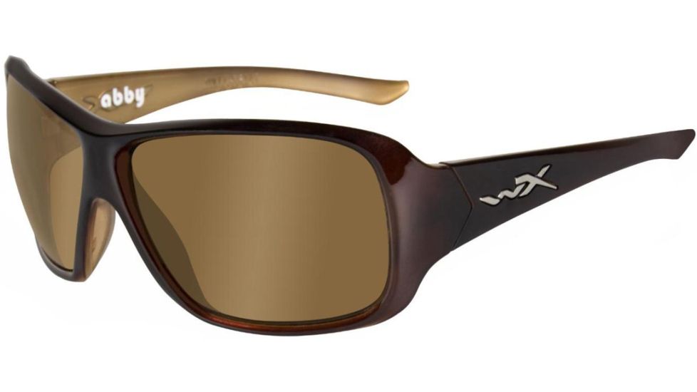Wiley X Abby Sunglasses - Bronze Lens/Espresso Brown Frame SSABB01