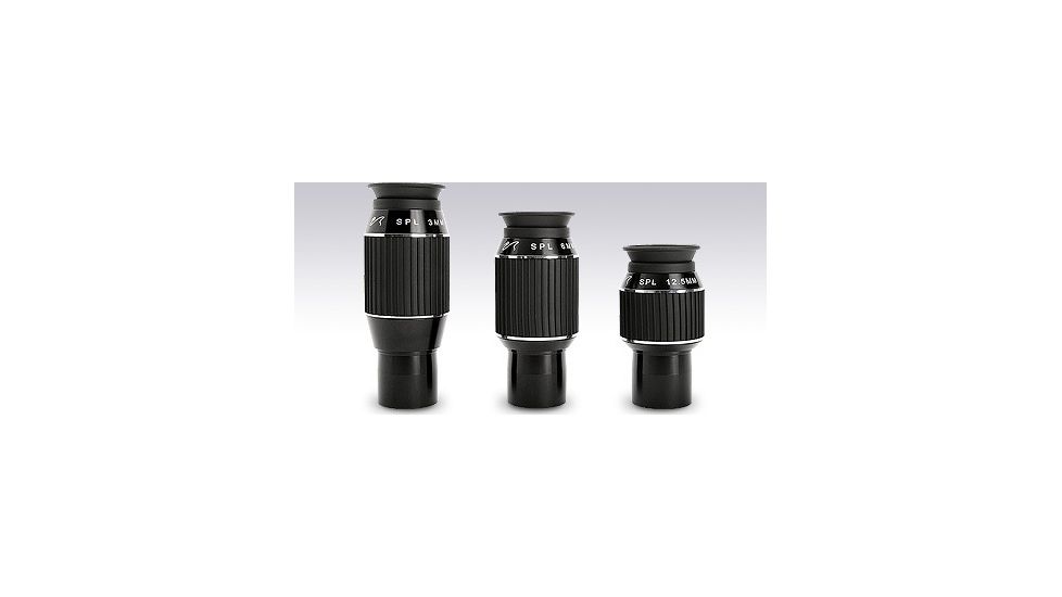 William Optics 3 Piece SPL Set of Telescope 1.25" Ocular SPL 12.5mm, 6mm and 3mm Eyepieces WE-SPL-SET
