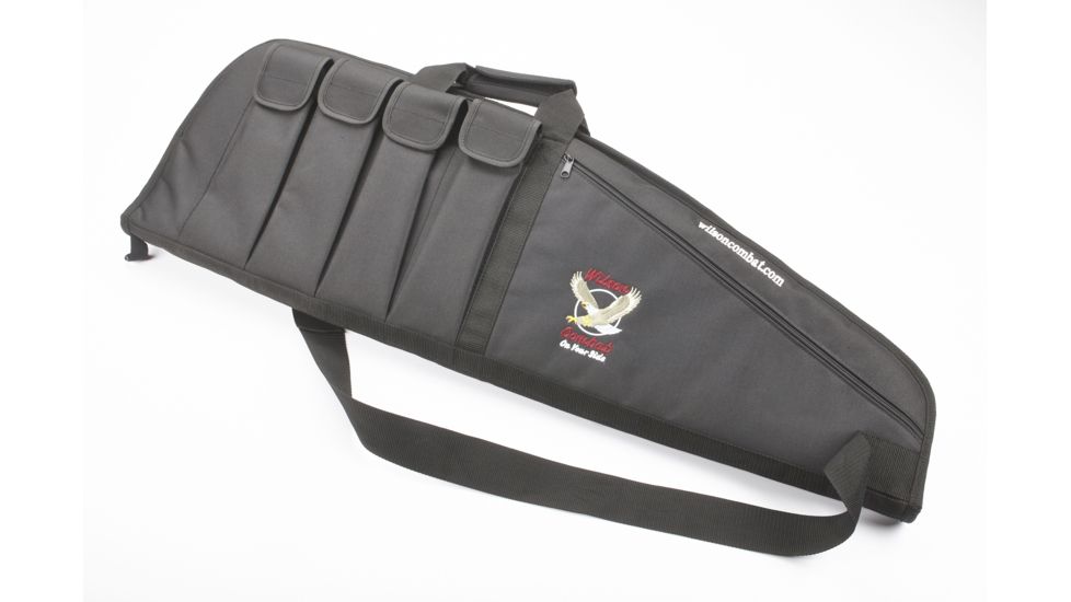 Wilson Combat Limited Edition Rifle Case, 36 1, 2in long, Black, Vintage Logo, Black TR-CASE-O
