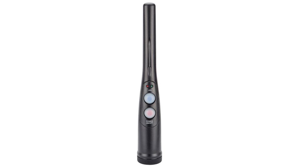 Winbest Handheld Metal Detector Surveyor-100 Metal Detector, Built-In LED Flashlight, Black, Length 11 in BE12744