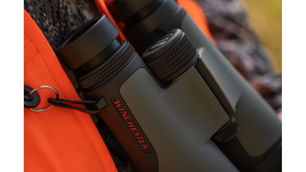 Winchester Supreme Optics 10x50mm Roof Prism Binocular, Black/Gray, W6-1050