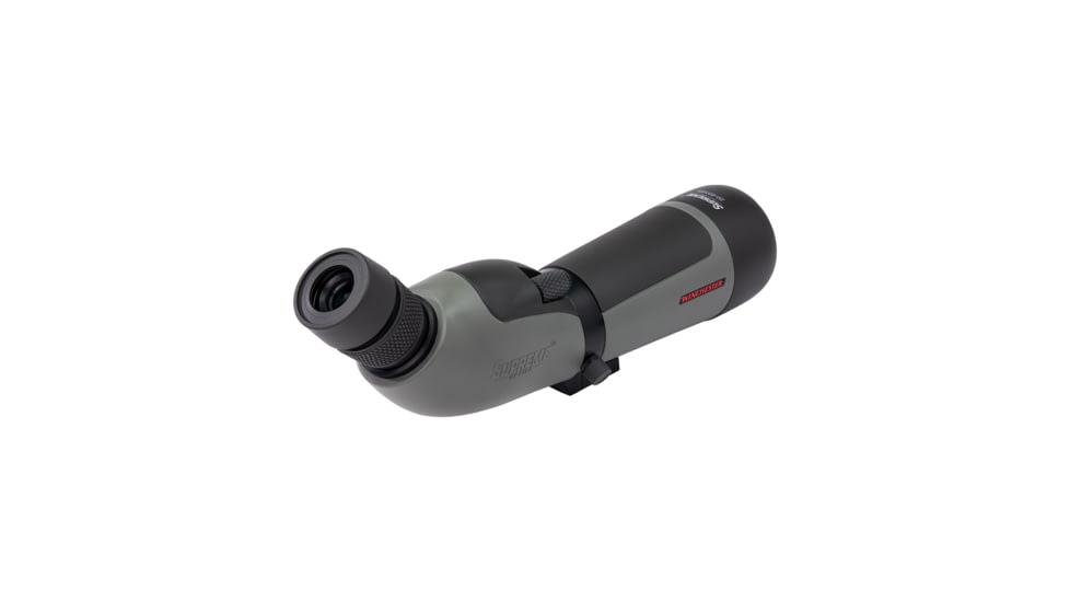 Winchester Supreme Optics W20-60x65mm Spotting Scope, Angled, Black/Gray, WQ-SS-SPRM12-20-60x65