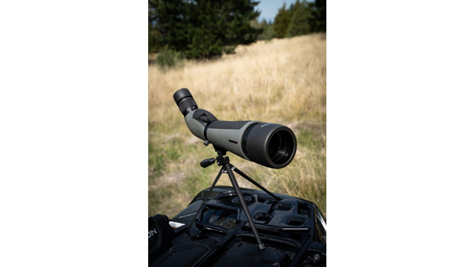Winchester Supreme Optics W20-60x65mm Spotting Scope, Angled, Black/Gray, WQ-SS-SPRM12-20-60x65