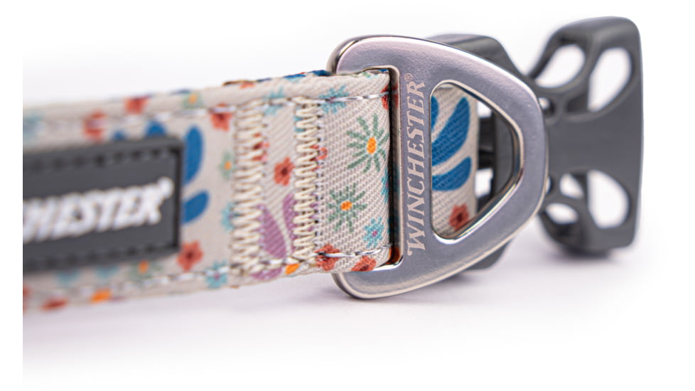 Winchester Pet Printed Collar, Abstract Floral, M, WP-PC-AF-M-1