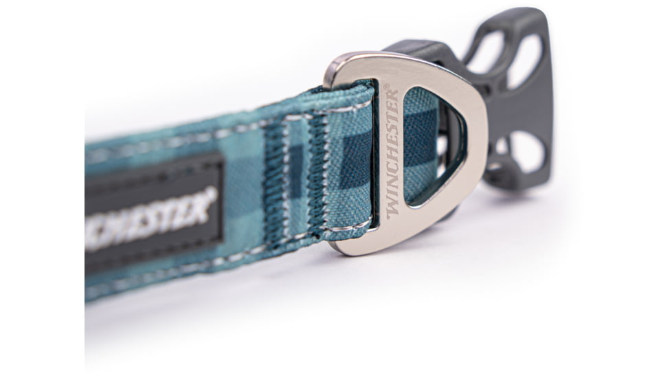 Winchester Pet Printed Collar, Buffalo Aqua, M, WP-PC-BFLAQ-M-1