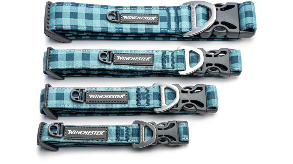 Winchester Pet Printed Collar, Buffalo Aqua, M, WP-PC-BFLAQ-M-1