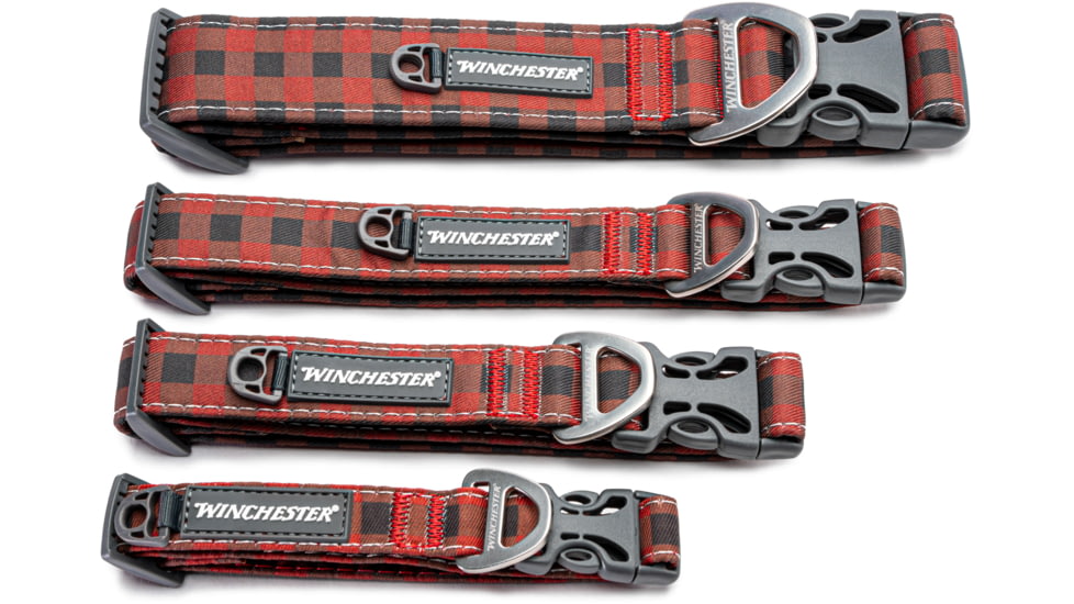 Winchester Pet Printed Collar, Buffalo Red, M, WP-PC-BFLRD-M-1