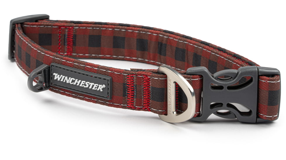 Winchester Pet Printed Collar, Buffalo Red, M, WP-PC-BFLRD-M-1
