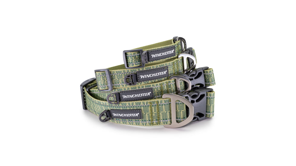 Winchester Pet Webbed Collar, Smoke Pine, S, WP-WC-SP-S-1